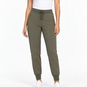 Athleta Brooklyn Heights Olive Joggers Size 8